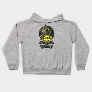 Giant ape vs Kaiju Kids Hoodie